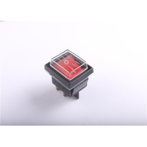 Small 16A T100 Waterproof Rocker Switch 100M Ω Insulation Resistance With Dust Cover