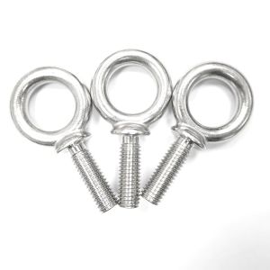 G279 Shoulder Type Forged Stainless Steel AISI 304 AISI 316 Eye Bolt Plain