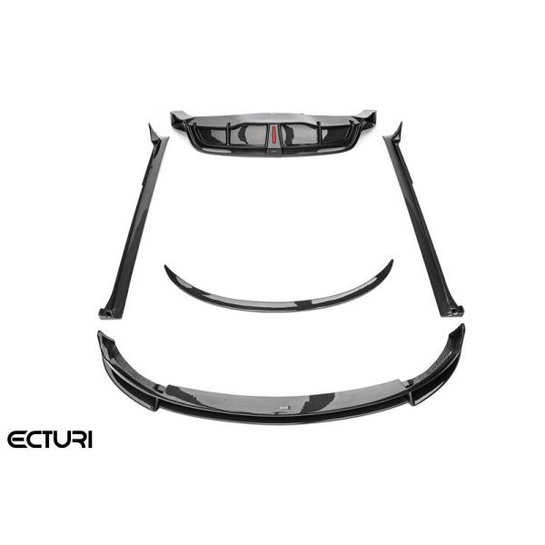 Auto Parts Carbon Fiber Body Kit for Tesla MODEL Y MODEL Y Upgraded Ecturi Style Front Shovel Diffuser Spoiler Body Kit