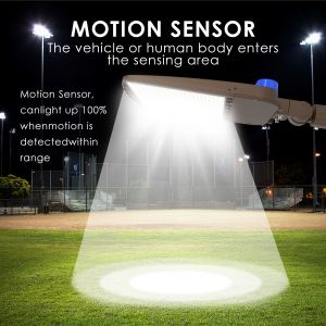 Bronze IP65 LED Parking Lot Lighting 3500K 4000K 5000K Selectable