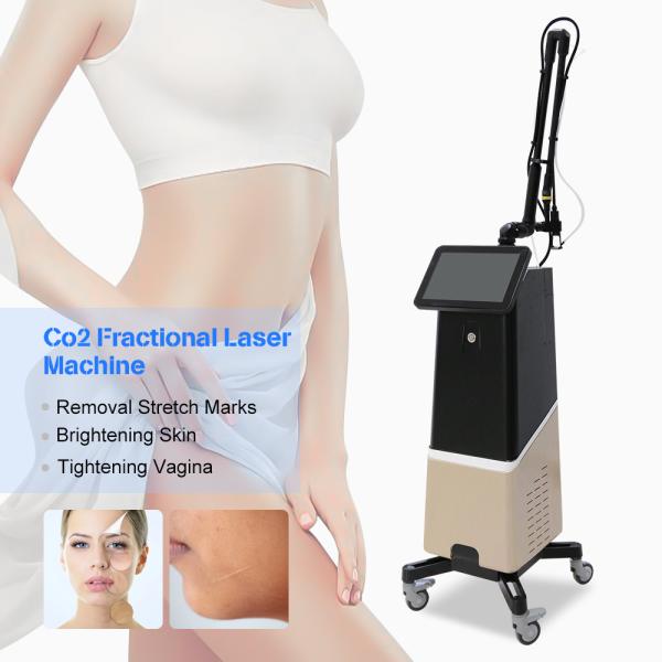 Water Cooling Co2 Laser Beauty Machine With 10.4 Inch Color Touch Screen Stretch