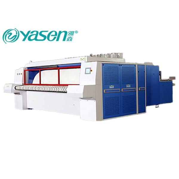 Buy Even Heat Distribution Electric Heating Flatwork Ironer Machine 3000mm Width at wholesale prices