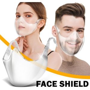 TUV 15CM Anti Fog PC Plastic Protective Transparent Face Shield