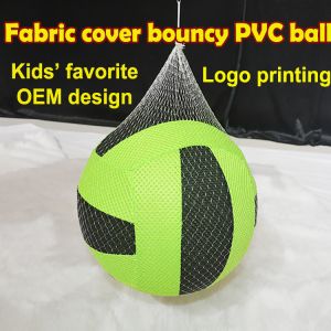 BM-F-r&b Fabric Cover Inflatable Toy Trend for Football Beach Ball Polyester +