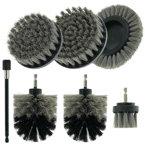 High Quality Pp Polishing Brush Industrial Drill Brush Attachments Set For Electric Drill