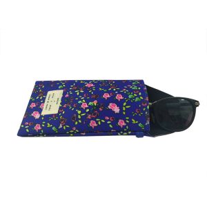 Fashion Polyester Reading Glasses Pouch Case Blue / Black / Yellow