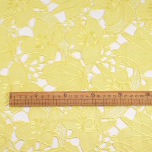 135cm Width Water Soluble Lace Fabric 100% Polyester Floral Fabric Flower