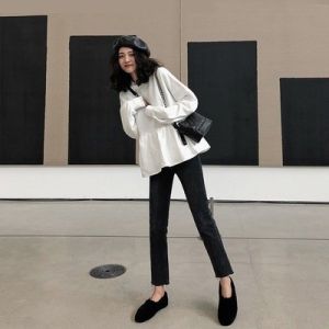 2021 new early autumn sweet lovely design long-sleeved Crop light weight women