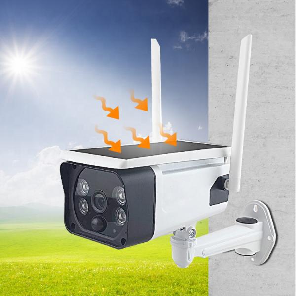 Buy New Arrival Solar Panel Smart Wireless Battery Camera Waterproof IP65 Outdoor Surveillance Security Wifi Camera at wholesale prices
