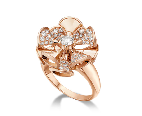 Buy Designer Inspired Gold Diamond Ring  DIVA Dream Rings -350742 at wholesale prices