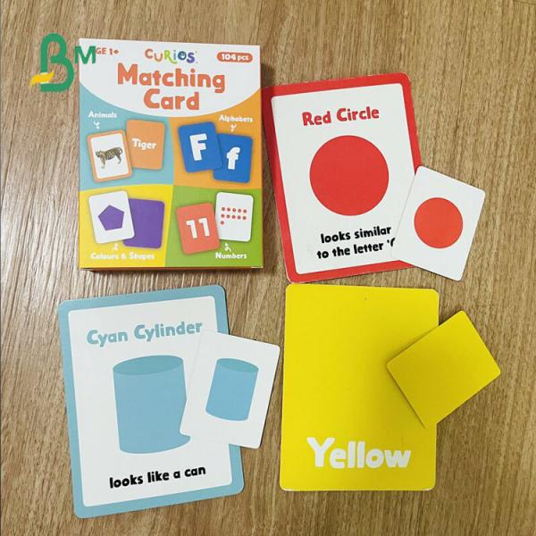 Recycled Pulp Coated White Board With Gtey Back for Literacy Card