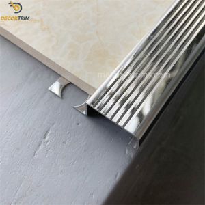 China 12mm Brush Stair Nosing Tile Trim Stainless Steel 304 Material on sale