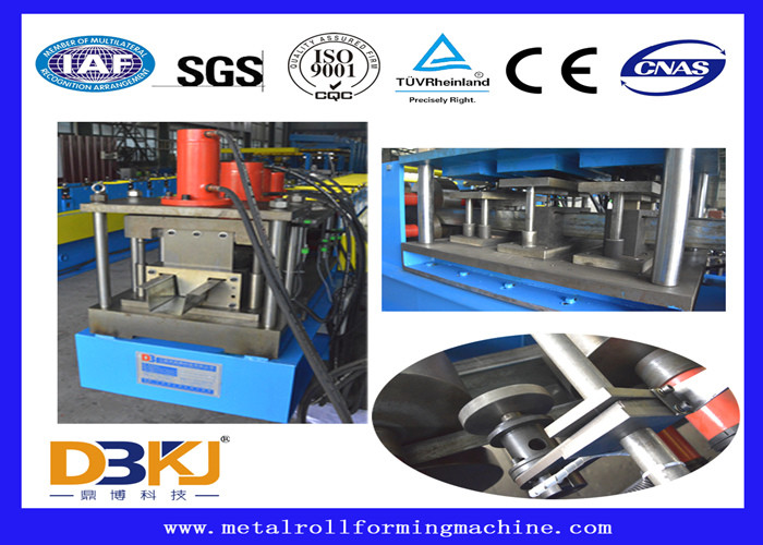 15 M / Min Automatic Rain Gutter Roll Forming Machine With Plc Control System