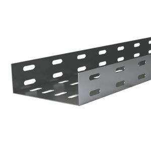Quality Custom 100mm 700mm Electrical Zinc Ventilated Cable Trays for sale