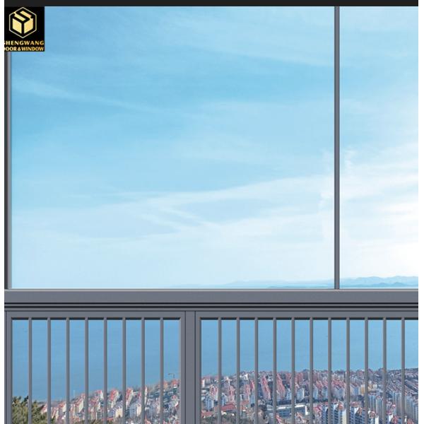 Customized Width Swing Window 5mm - 20mm Glass Aluminum Sliding Windows