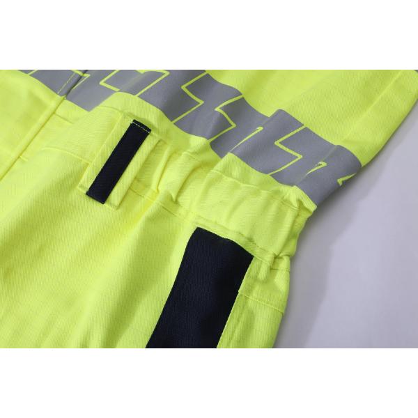 CVC Hivis Yellow Fire Retardant Overall For Electric Industry