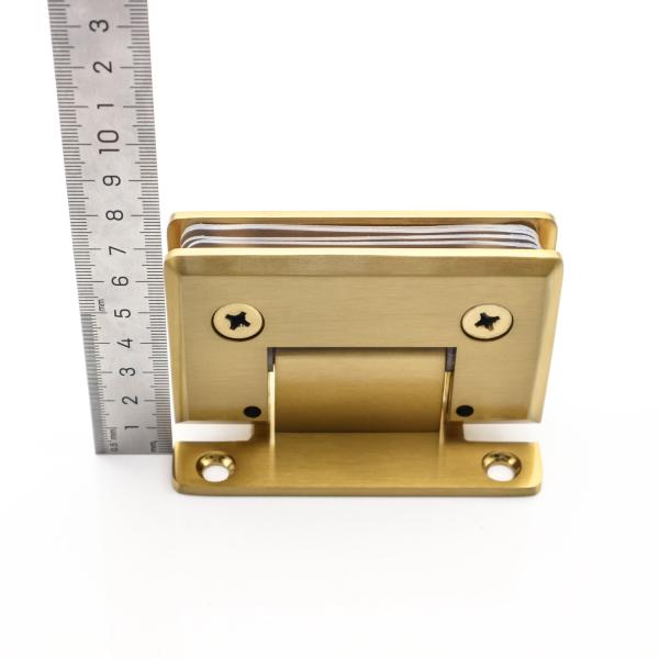 Self Closing Glass Hinge 135 for 8mm Glass Doors Satin Steel Door Window Polish Hinges