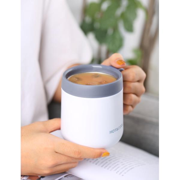 350ml Custom Leak Proof Stainless Steel Coffee Mugs With Logo, Promotional Insulated Coffee Or Tea Tumbler With Lid And Handles