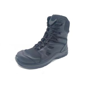Tactical Safety Shoes High Top Outdoor Hiking Boots Premium First Layer Leather