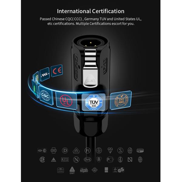 Cnlinko LP12 2 3 5 6 8 Pin Ip68 Waterproof Connector Male Female Plug Socket for Led Power Electric Connectors