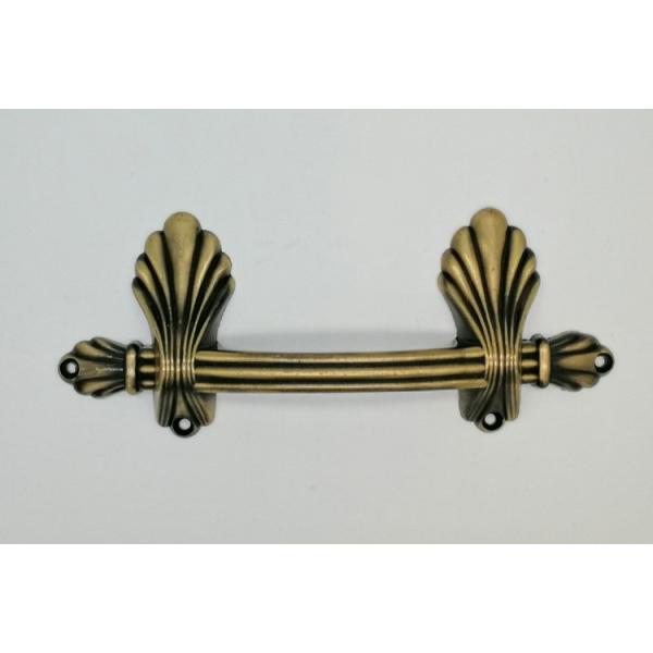 Antique Brass Color Shell Design Metal Coffin Handle High Quality Accessories