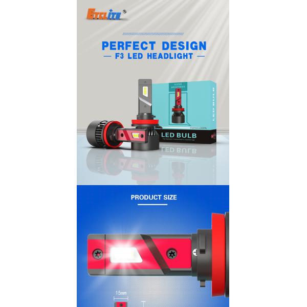 Etclite F3 Factory Price H4 10000 Lumen Super Bright Car Led Headlight Bulbs