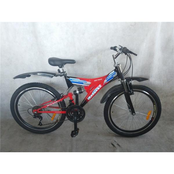 Steel Frame 18 Speed Downhill MTB Cycle Full Dual Suspension Mountain Bike 24 for OEM