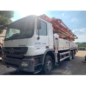 Vibrating Amplitude 2.6mm Used Zoomlion 47m Concrete Pump for Construction