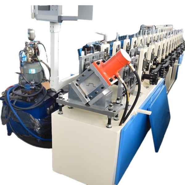 Buy Omega Type Top Hat Upright Shelf Panel Cross Support Bar Roll Forming Machine at wholesale prices