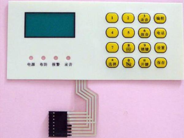 Buy Custom 3m Adhesive Tactile Membrane Switch Remote Control Keyboard Panel at wholesale prices