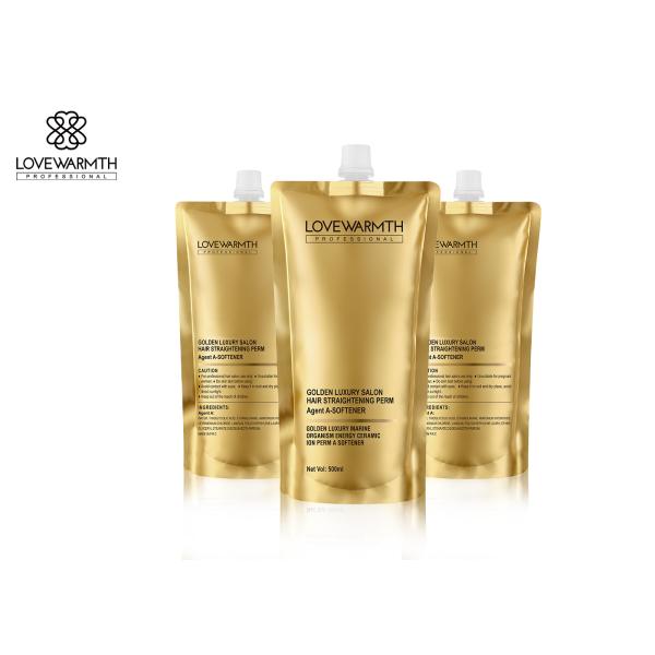 Adult Hair Straightening Cream / Rebonding Permanent Cream Relaxer And Neutraliser 1000ml