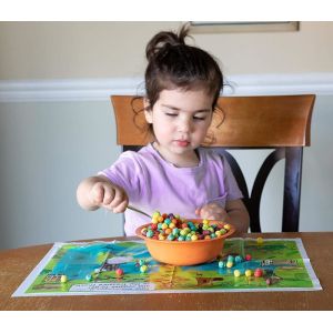 Non Toxic Disposable Sticky Placemats , Anti Slip Plastic Dinner Table Mats