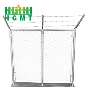 Electro Zinc 8ft Chain Link Fence Hot Dipped Galvanized
