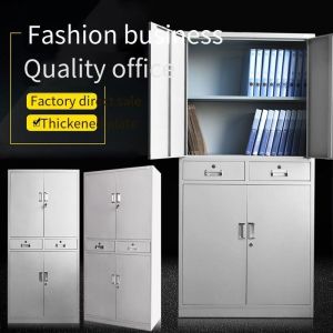10 Filing Cabinet for Office Metal Cabinet Iron 2 Doors Steel Cupboard File Mesh