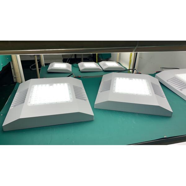 Aluminum 16500LM 160lm/W LED Gas Station Light 100W