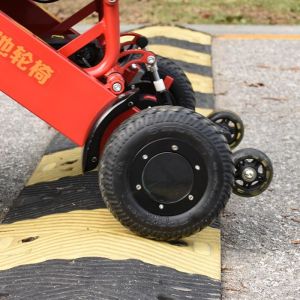 Aluminum Alloy 6 Km/H 100KG Foldable Power Wheelchair