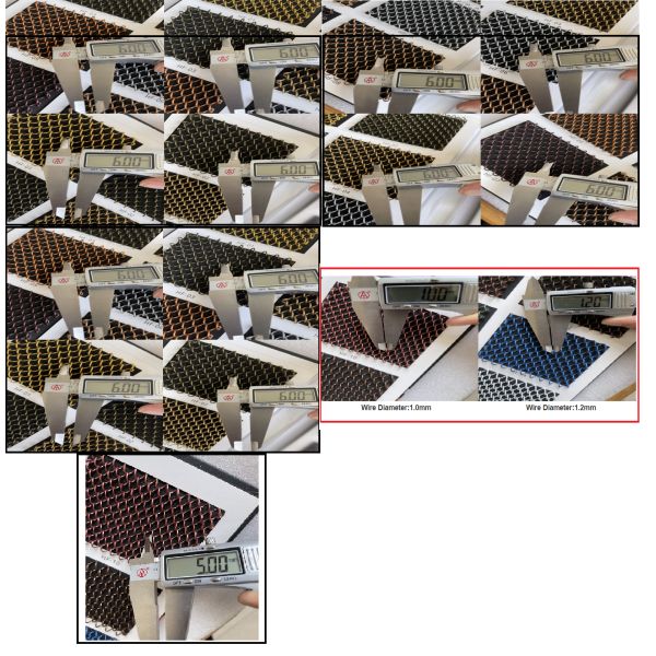 Height 0.6M 170M length Brozen Color Aluminium Chain Decoration Mesh for Curtain