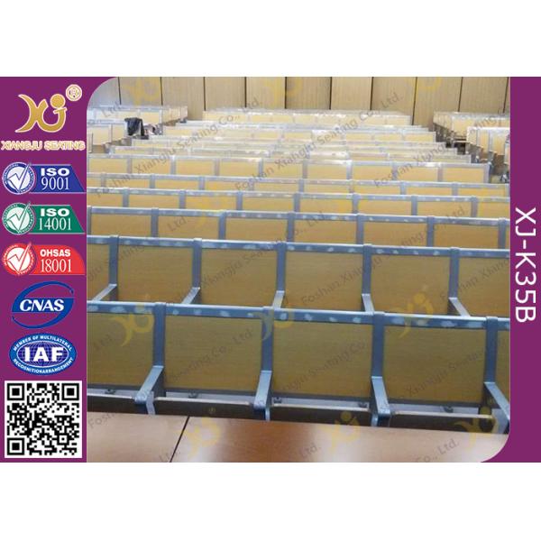 University Classroom Aluminum School Desk And Chair Set With Foldable Table