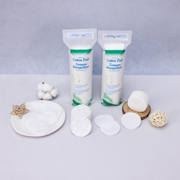 Buy 80pcs 100pcs 120pcs Cotton Makeup Remover Pads Bamboo Face Pads at wholesale prices