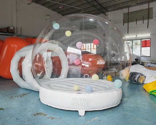 Kids Transparent Inflatable Bubble Bouncer Clear Bubble Balloon Dome House