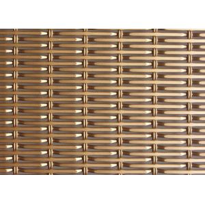 6.5ft Aluminum Alloy Decorative Woven Wire Mesh 26% Opening Area