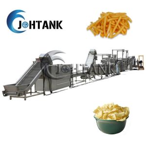 Compound Full Automatic Potato Chips Making Machine , Fried Plantain Chips