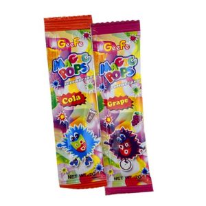 Grape Flavor Pop Rocks Candy Kid Boom Strong Jumping Magic Bounce Splash