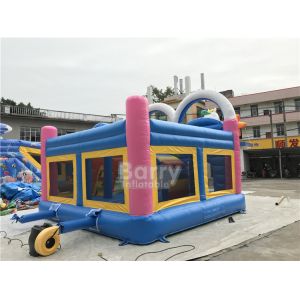 Customized PVC Unicorn Inflatable Jumping Bouncer House Bounce Park For Activity