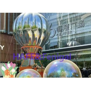 Shopping Mall Event Inflatable Mirror Balloon PVC Hot Air Stage Decoration