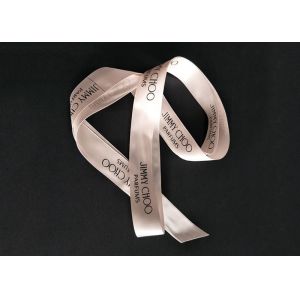 100% Polyester Custom Printed Ribbon Double Face Eco - Friendly Rayon