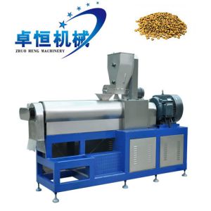 Large Capacity Twin Screw Texture Extruder Pet Food Machine Processing