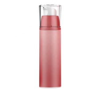 PP Clear Screen Printing 50ml Cosmetic Airless Pump Bottles