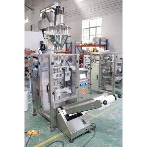 Automated Powder Packaging Machine / Vertical Packing Machine With Auger Filler