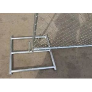 Customizable Galvanized Temporary Security Fencing Panels America 75X75mm